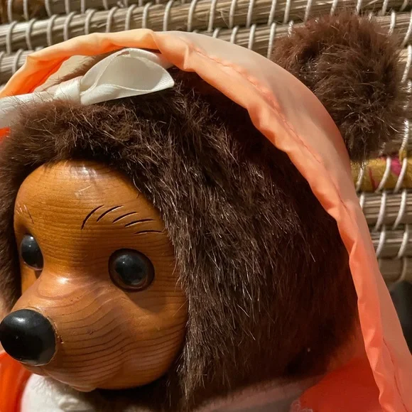 Rare HTF Robert Raikes “Camp Grizzly” Signed & Numbered Charming Wood Face Bear - Picture 9 of 17